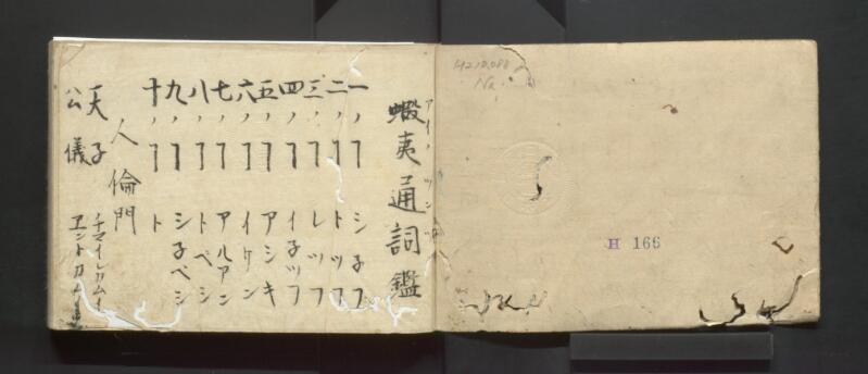 南北蝦夷地魯西亜国話通言（北海道立図書館） - ページ 2